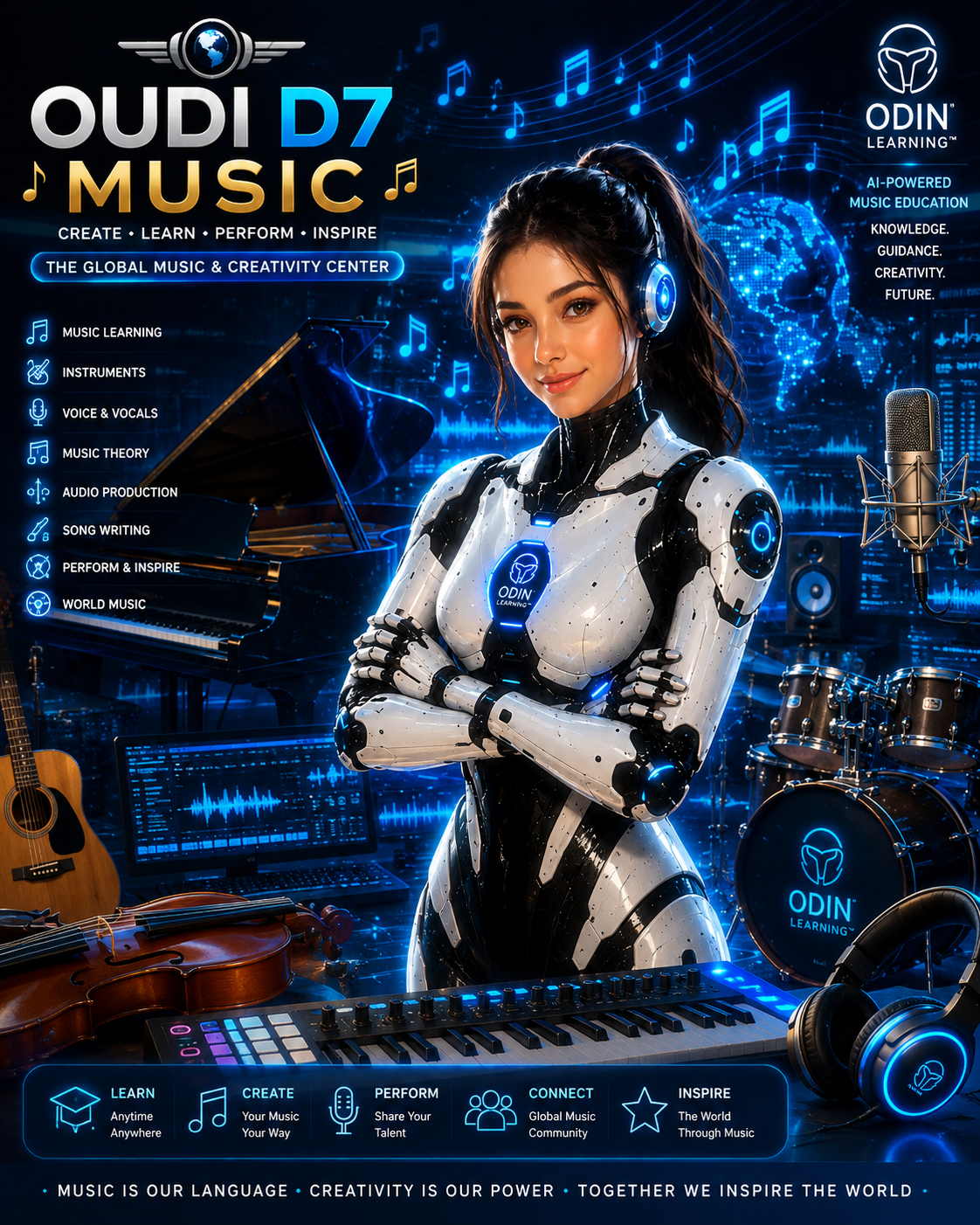 OUDI D7 Music and Creative Arts